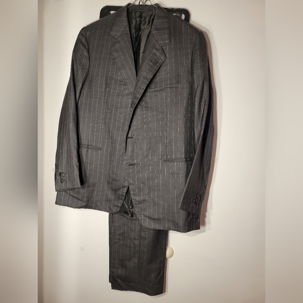 Loro Piana Cashmere Cloud Suit – 42R / W36 x L30 – Pinstripe – Made in Italy